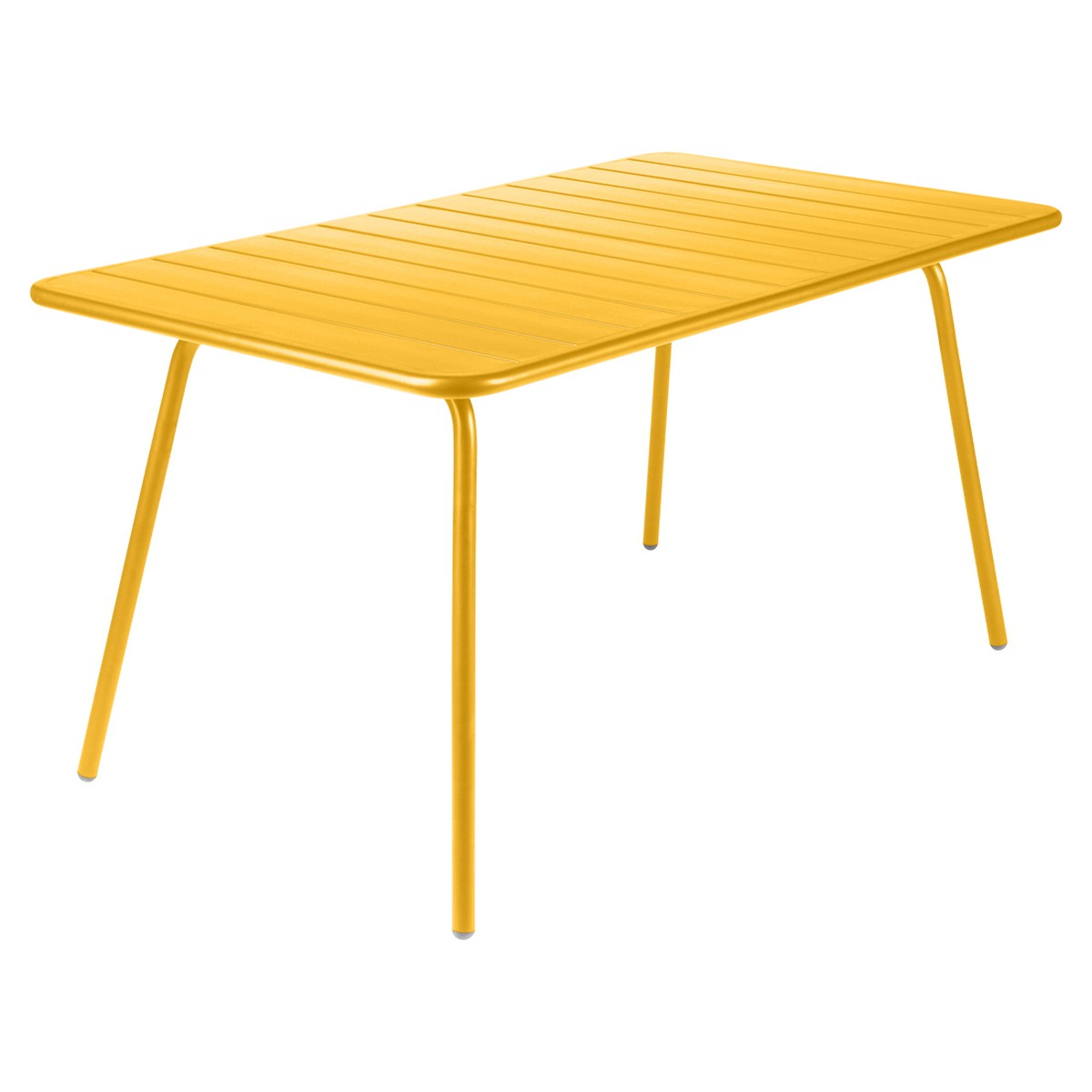 Fermob Luxembourg Table Luxembourg rectangulaire démontable Jaune miel L 143 x l 80 x H74cm