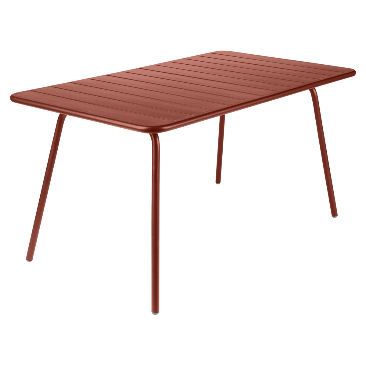 Fermob Luxembourg Table Luxembourg rectangulaire demontable Rouge ocre L 143 x l 80 x H74cm