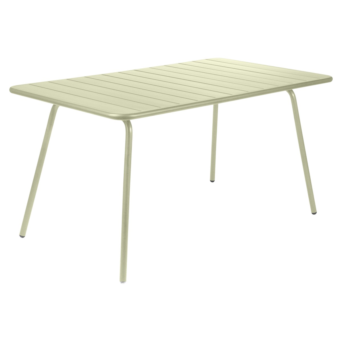 Fermob Luxembourg Table Luxembourg rectangulaire démontable Vert tilleul L 143 x l 80 x H74cm