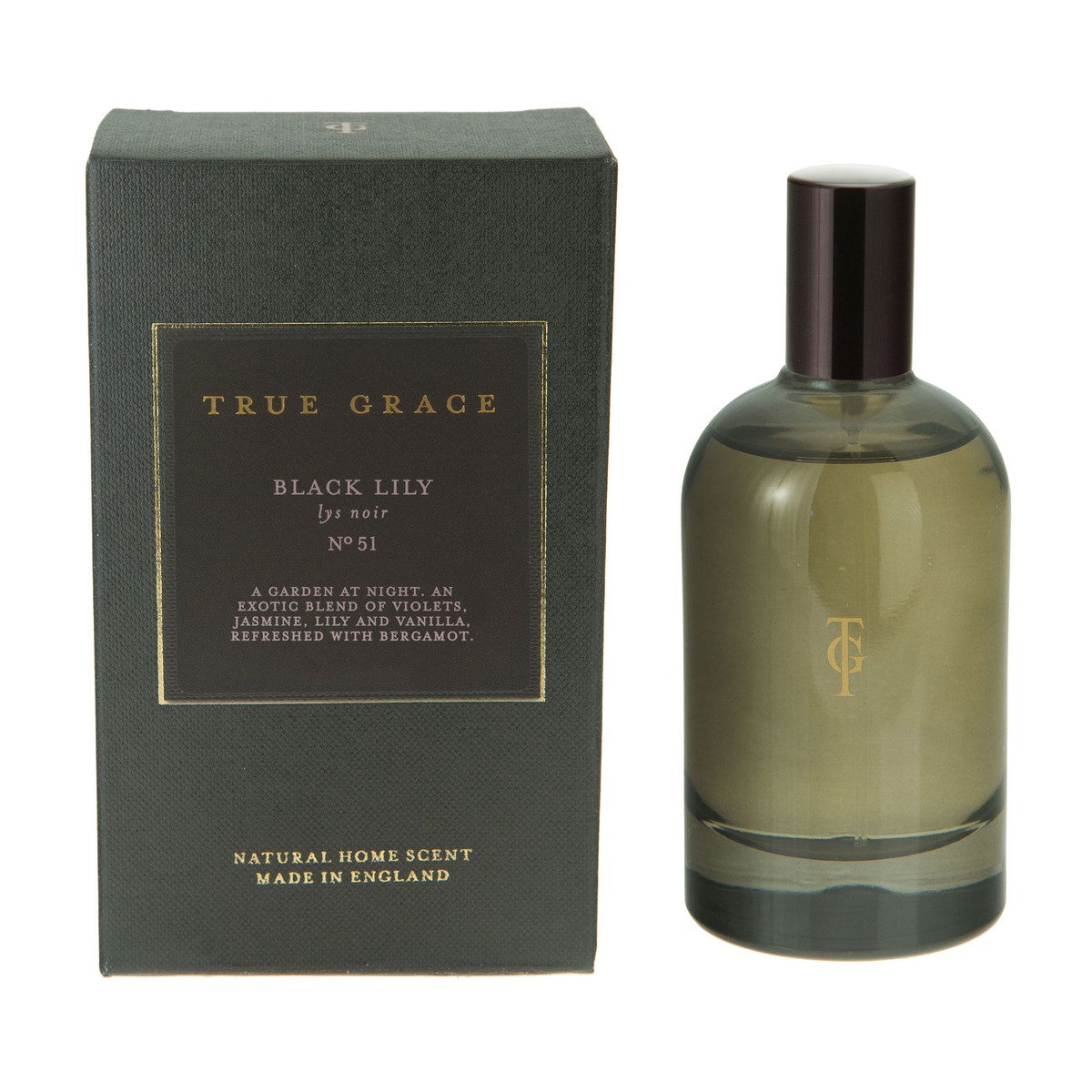 True Grace MANOIR Parfum de Maison Manoir Lys noir 100ml  100ml