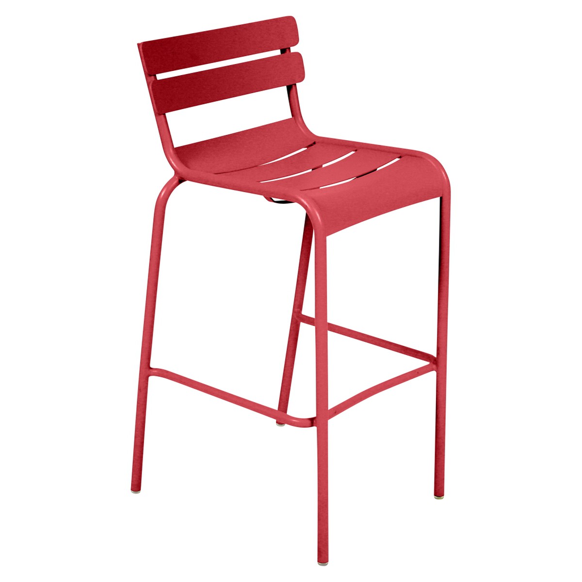 Fermob Luxembourg Chaise haute Luxembourg Rouge cerise L 55 x l 45 x H103cm