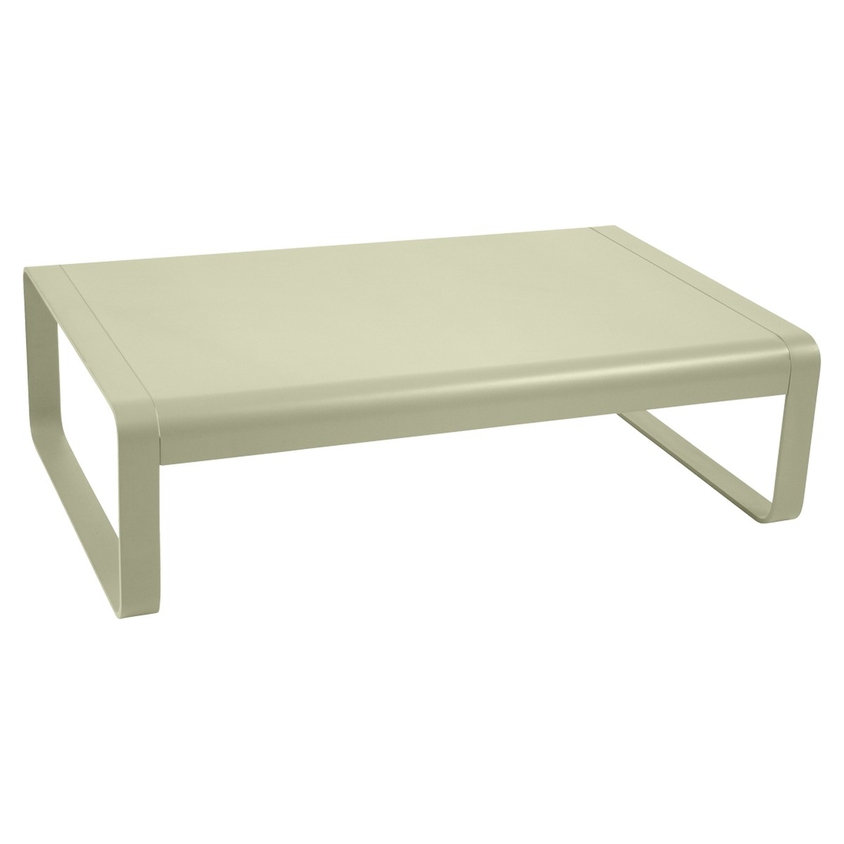 Fermob Bellevie Table basse Bellevie Vert tilleul L 103 x l 75 x H36cm