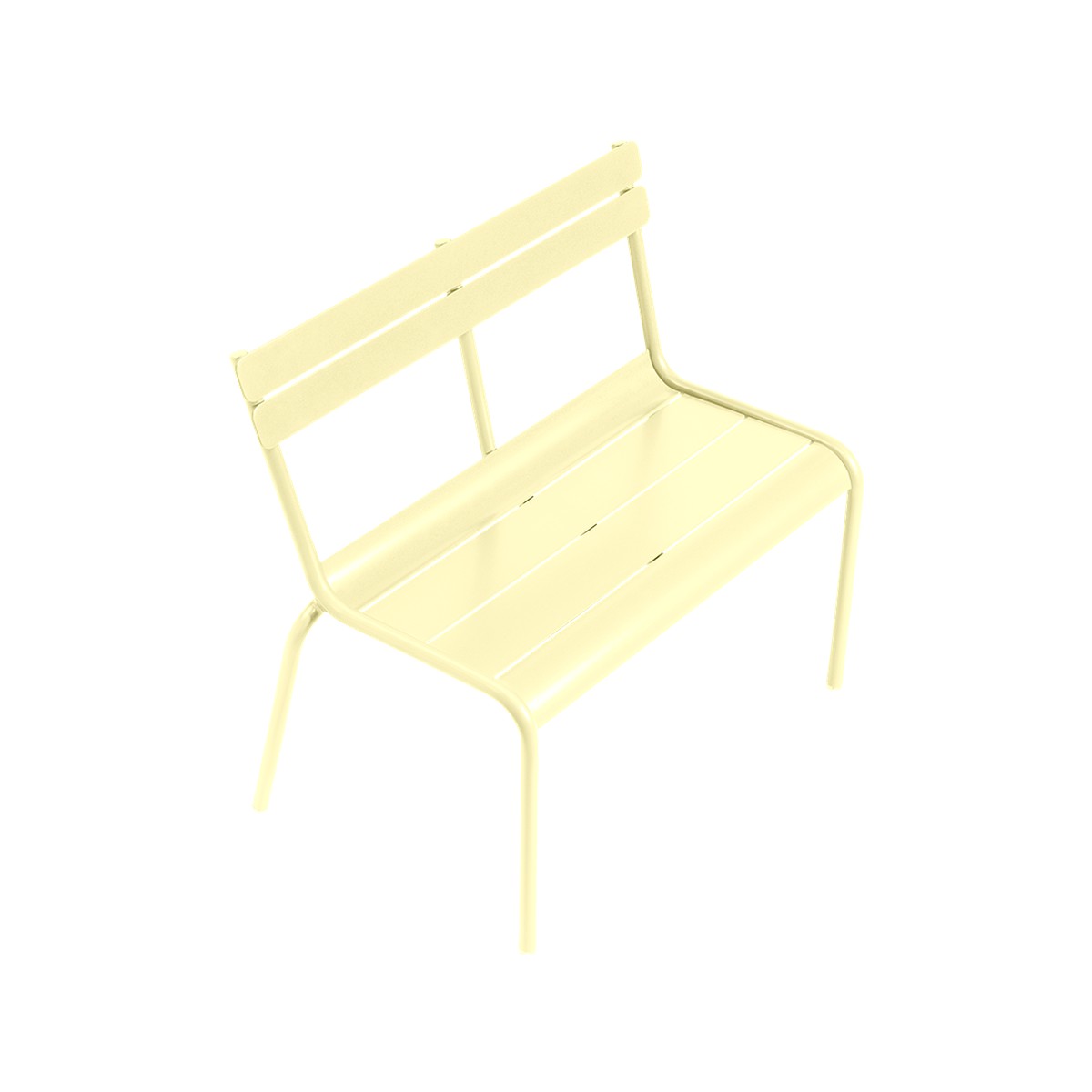 Fermob Luxembourg Kid Banc Luxembourg Kid Jaune beurre frais L 58.5 x H55cm