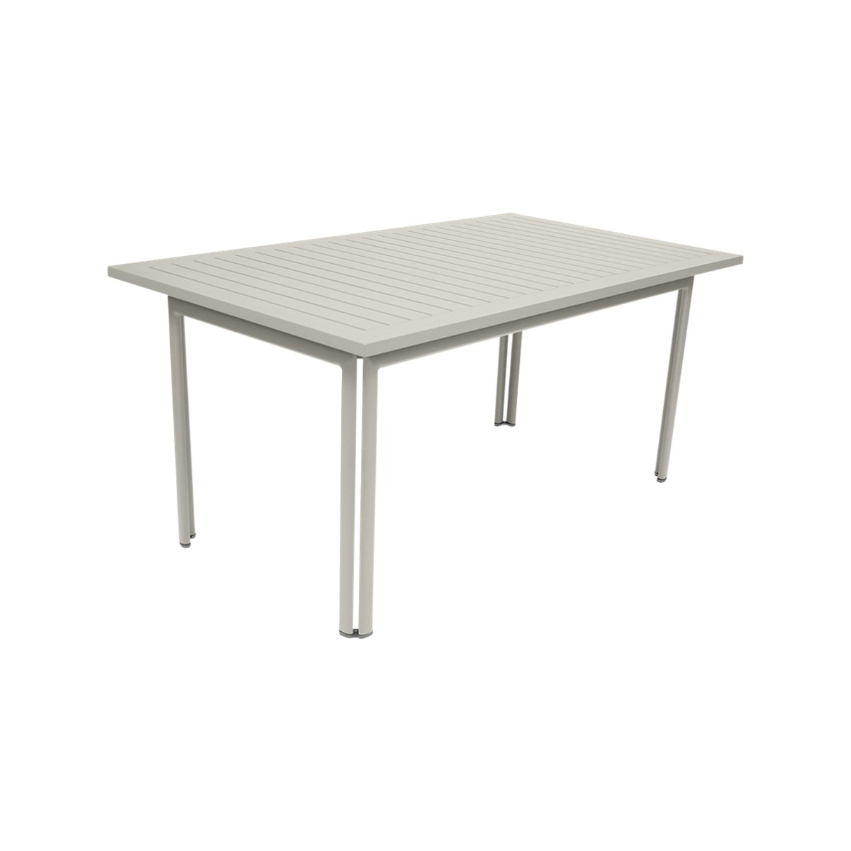 Fermob Costa Table Costa sans allonges Gris perle L 160 x l 80 x H74cm