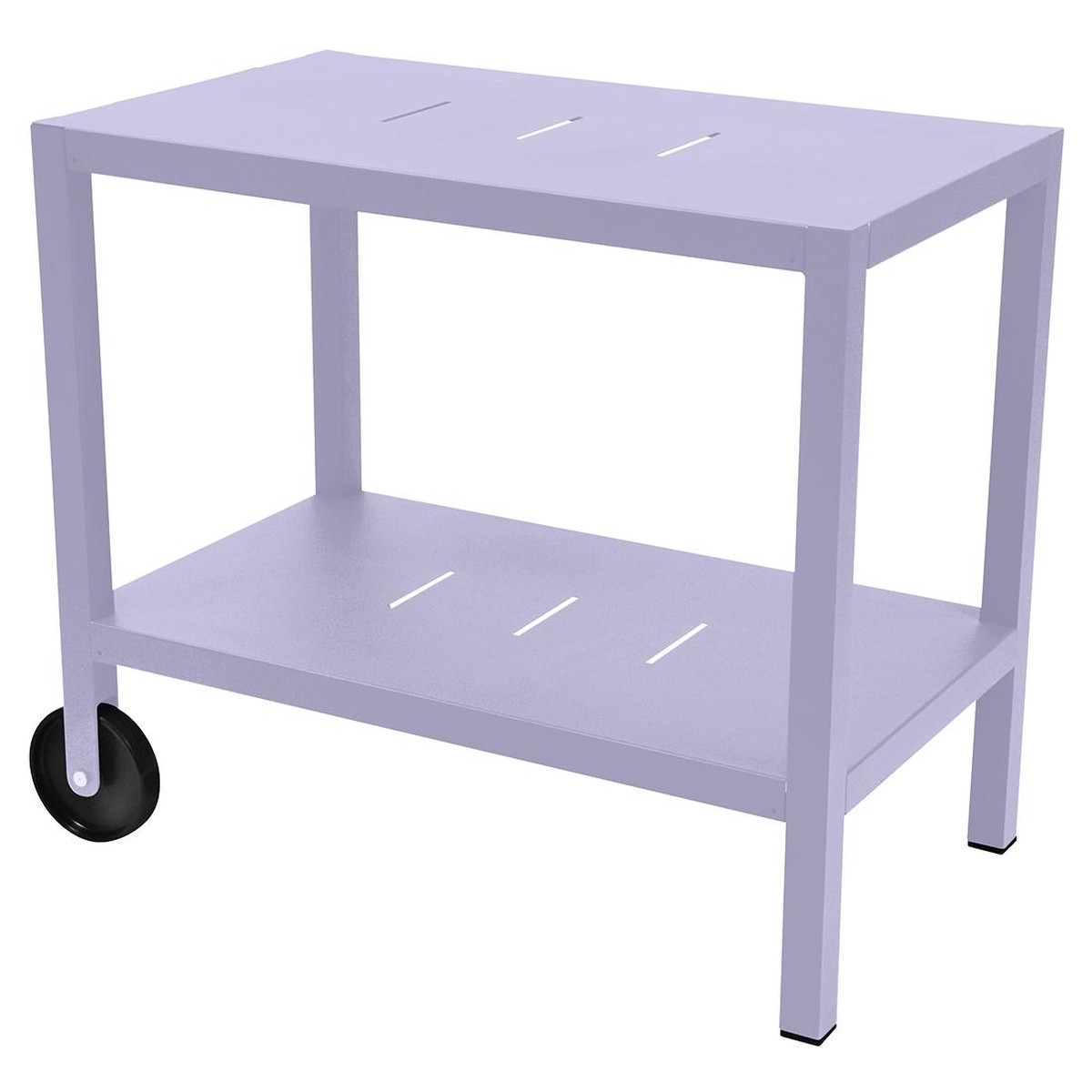 Fermob Quiberon Desserte Quiberon avec roulettes Violet lilas L 85 x l 50 x H75cm