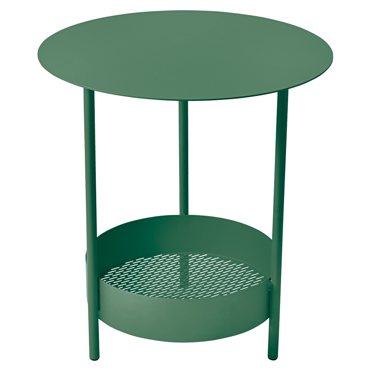 Fermob Salsa Guéridon Salsa Vert sapin L 50 x l 50 x H55cm Diam : 50