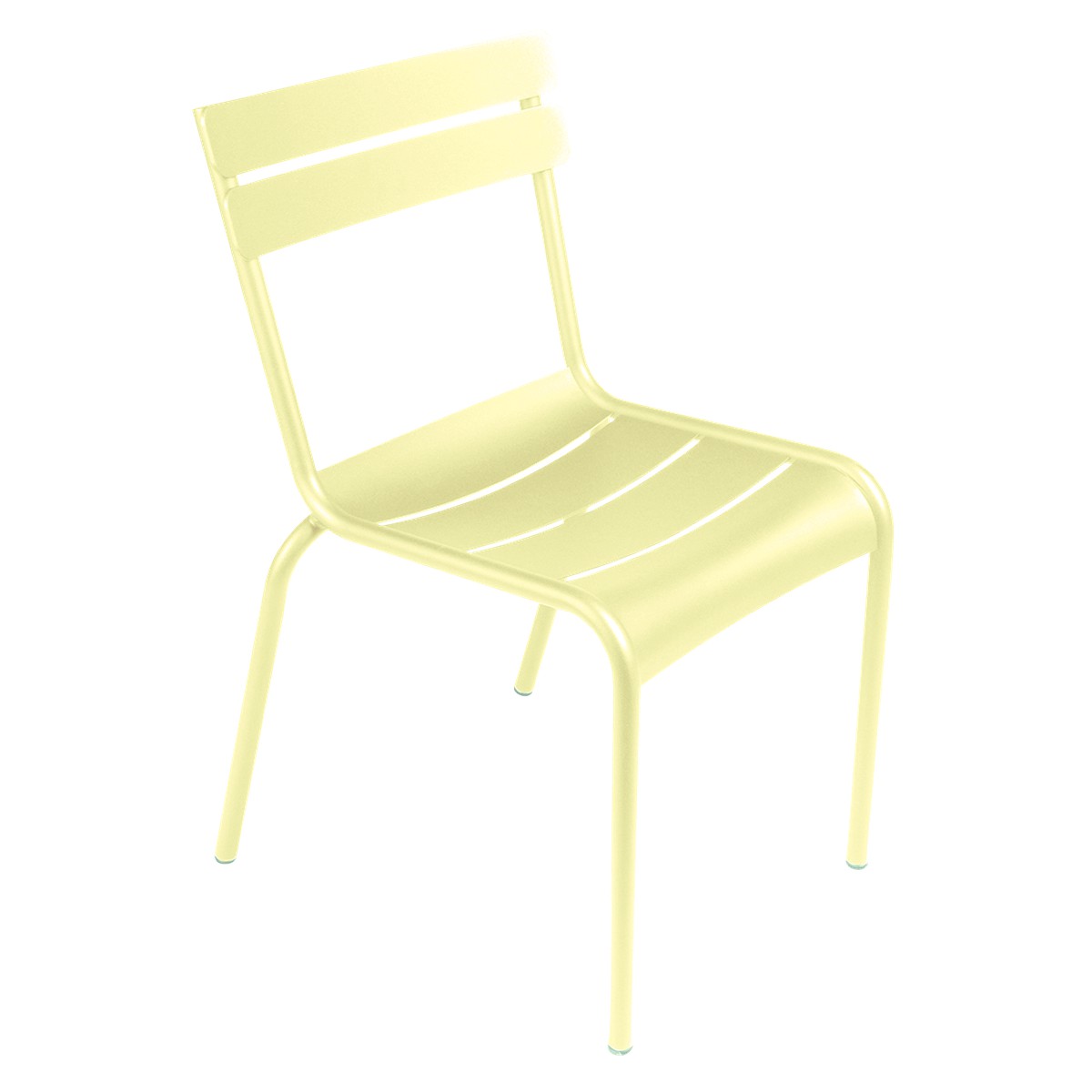 Fermob Luxembourg Acier Chaise Luxembourg acier Jaune beurre frais l 49 x H88cm