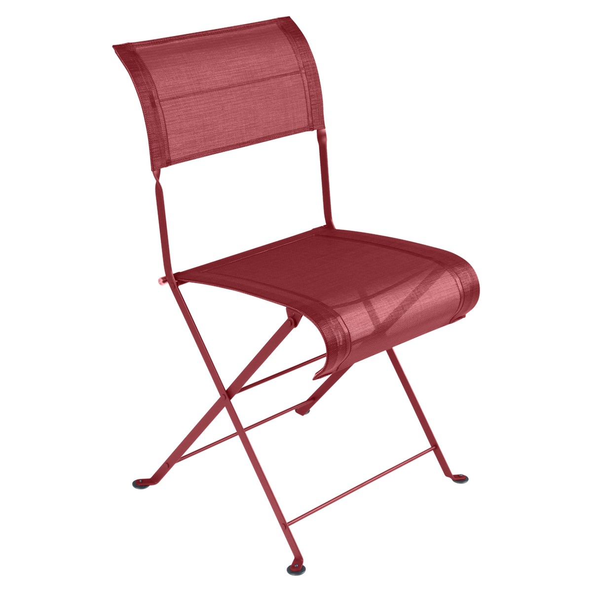 Fermob Dune Premium Chaise Dune Premium Rouge groseille L 40 x l 45 x H86cm