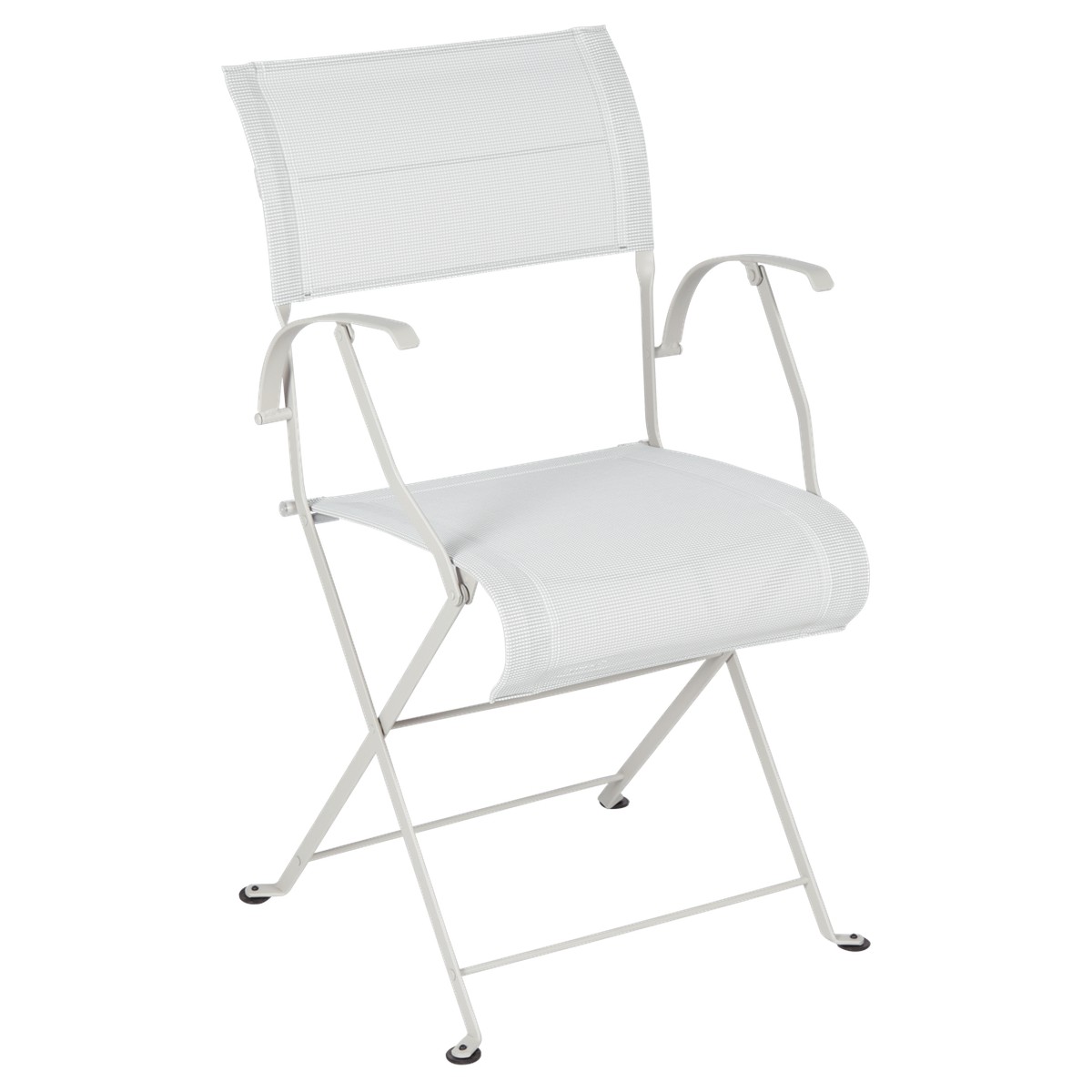 Fermob Dune Premium Fauteuil de repas Dune Premium Gris perle L 40 x l 45 x H86cm