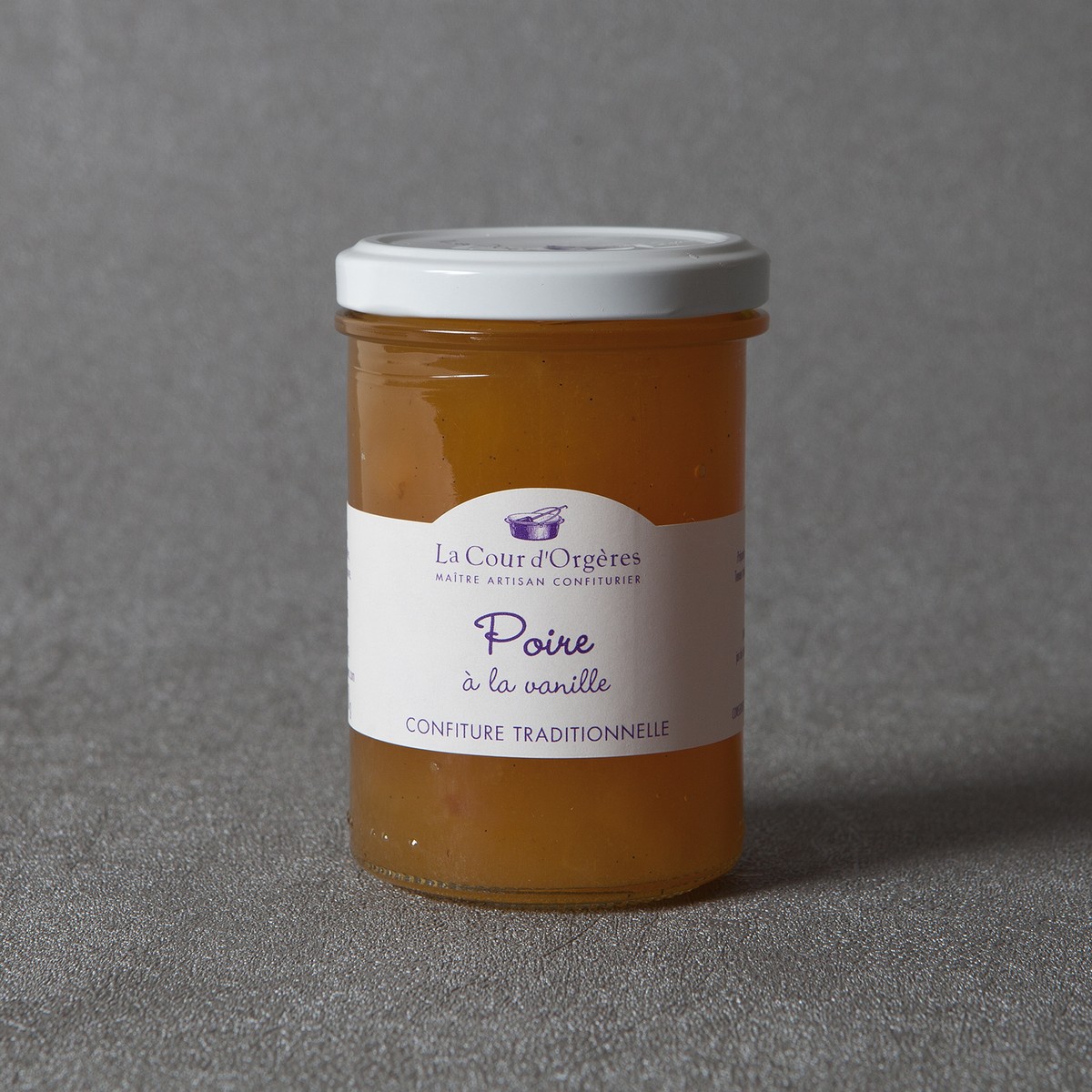 La Cour D'Orgères LES TRADITIONS Confiture Poires à la vanille. 250gr  250gr