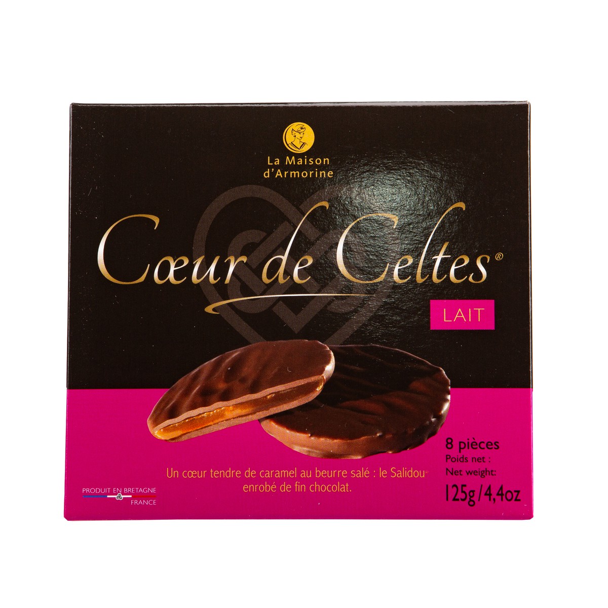 La Maison D'Armorine  Coeur de celte chocolat lait 125gr  125gr