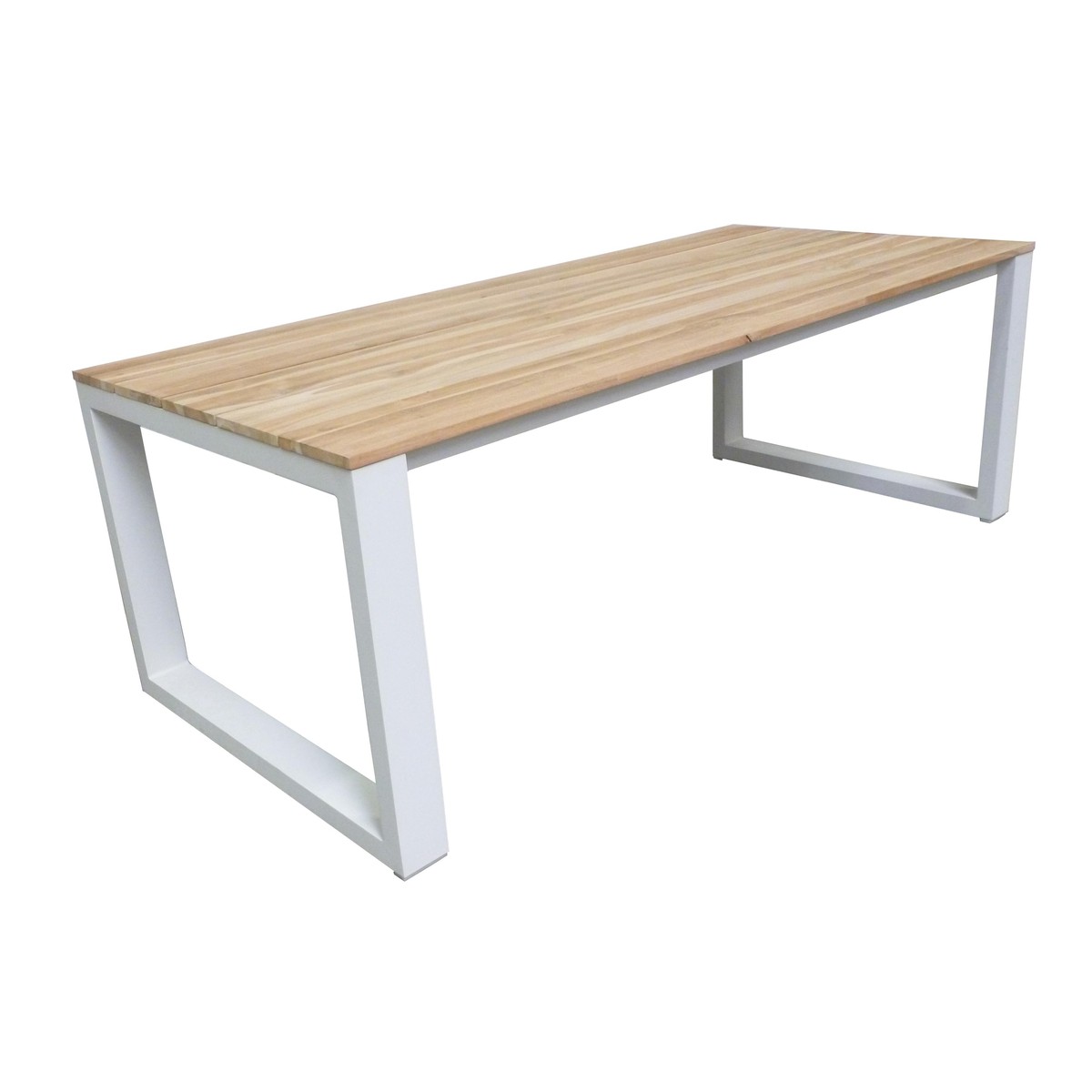 Castle Line Outliv Table Ugo 220 ice alu naturel Blanc 200x100x77cm