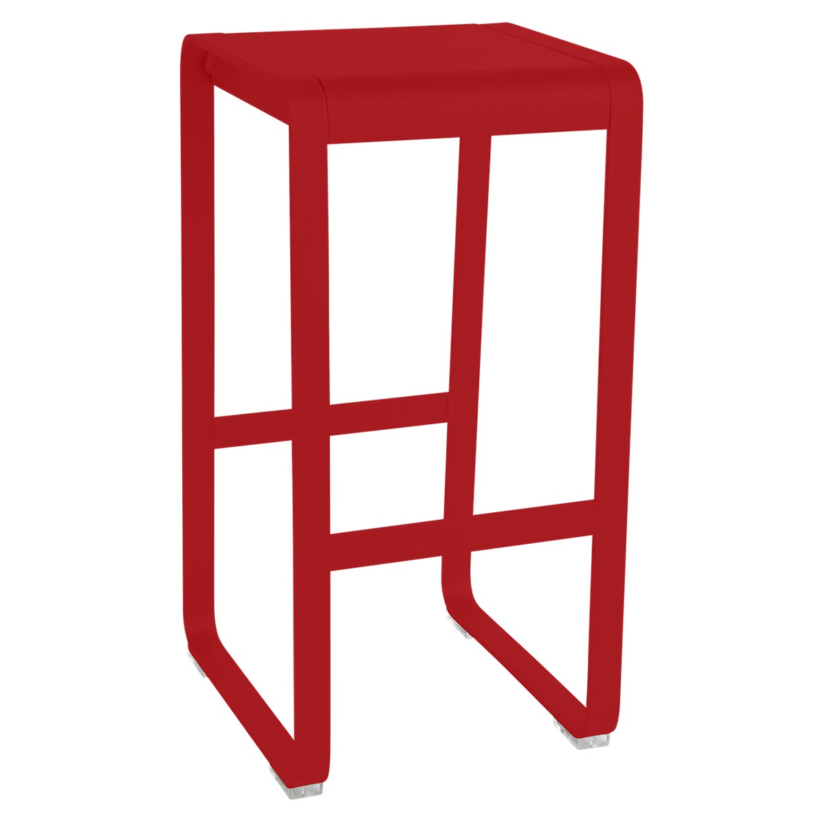 Fermob Bellevie Tabouret haut Bellevie Rouge cerise L 38 x l 39 x H75cm