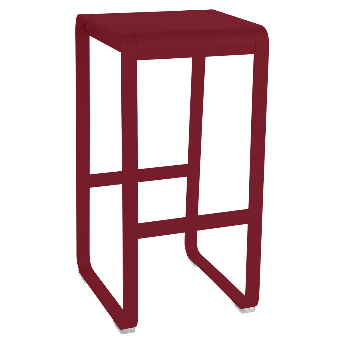 Fermob Bellevie Tabouret haut Bellevie Rouge groseille L 38 x l 39 x H75cm