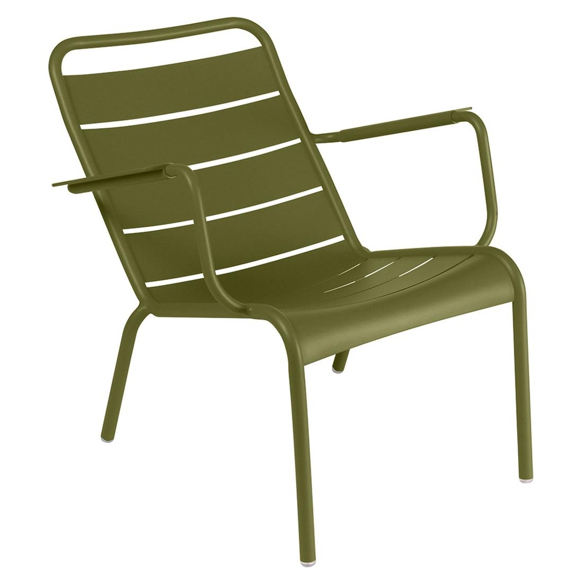 Fermob Luxembourg Acier Fauteuil bas Luxembourg acier Vert mousse H72cm