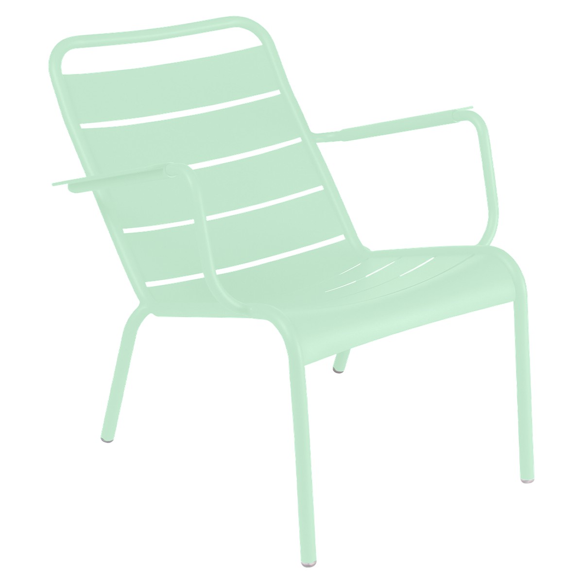 Fermob Luxembourg Acier Fauteuil bas Luxembourg acier Vert menthe à l'eau H72cm