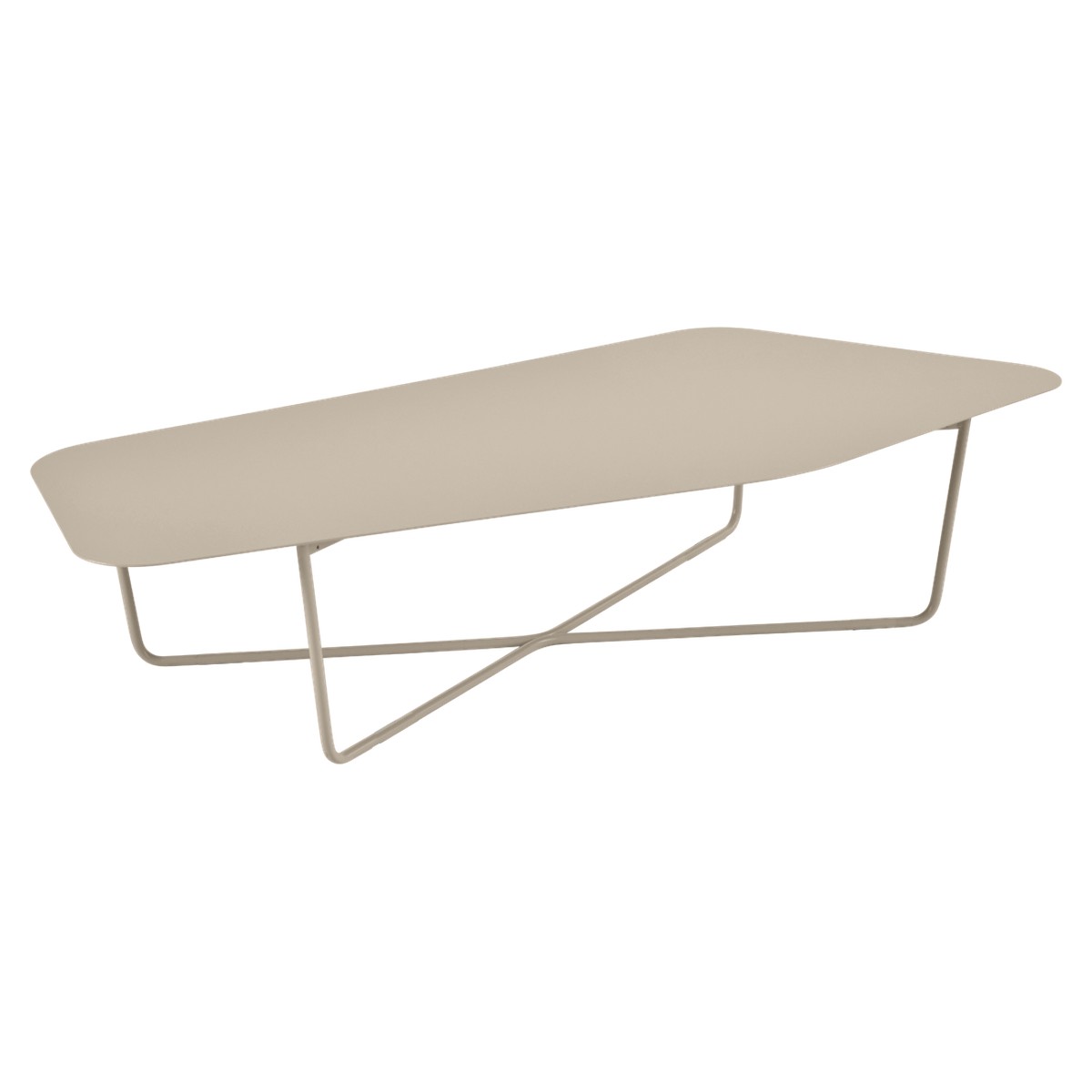 Fermob Ultrasofa Table basse UltraSofa Beige L 162 x l 74 x H36.5cm