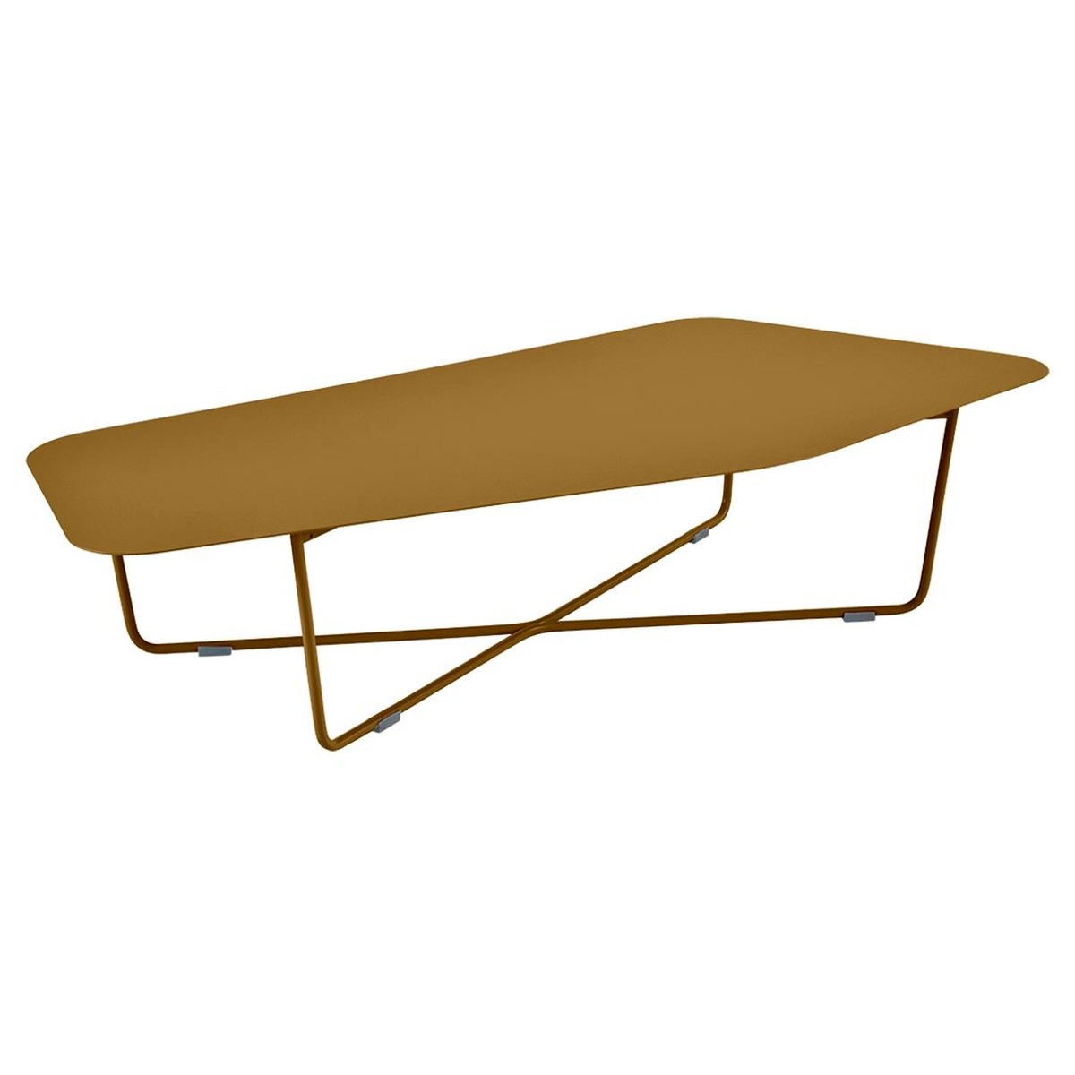 Fermob Ultrasofa Table basse UltraSofa Brun caramel L 162 x l 74 x H36.5cm