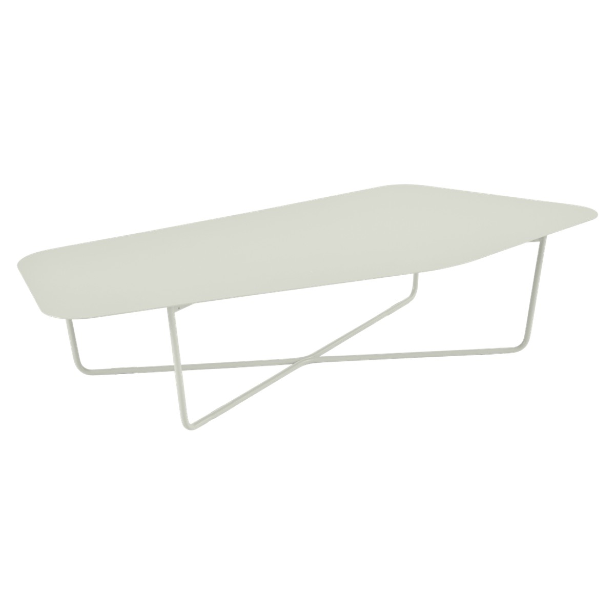 Fermob Ultrasofa Table basse UltraSofa Gris perle L 162 x l 74 x H36.5cm