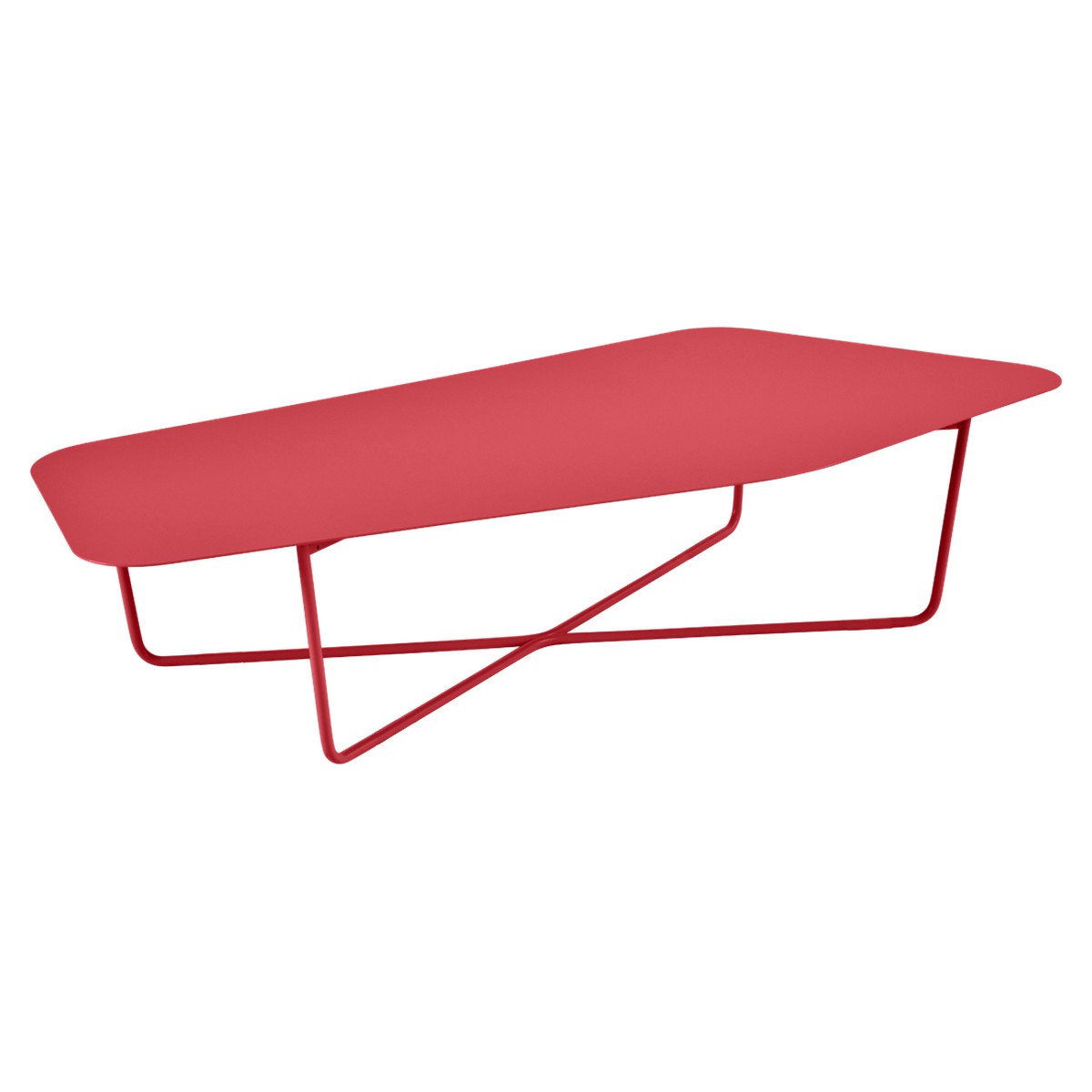 Fermob Ultrasofa Table basse UltraSofa Rouge cerise L 162 x l 74 x H36.5cm