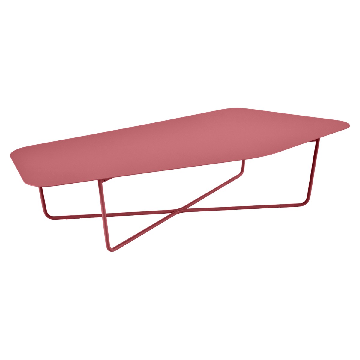 Fermob Ultrasofa Table basse UltraSofa Rouge groseille L 162 x l 74 x H36.5cm