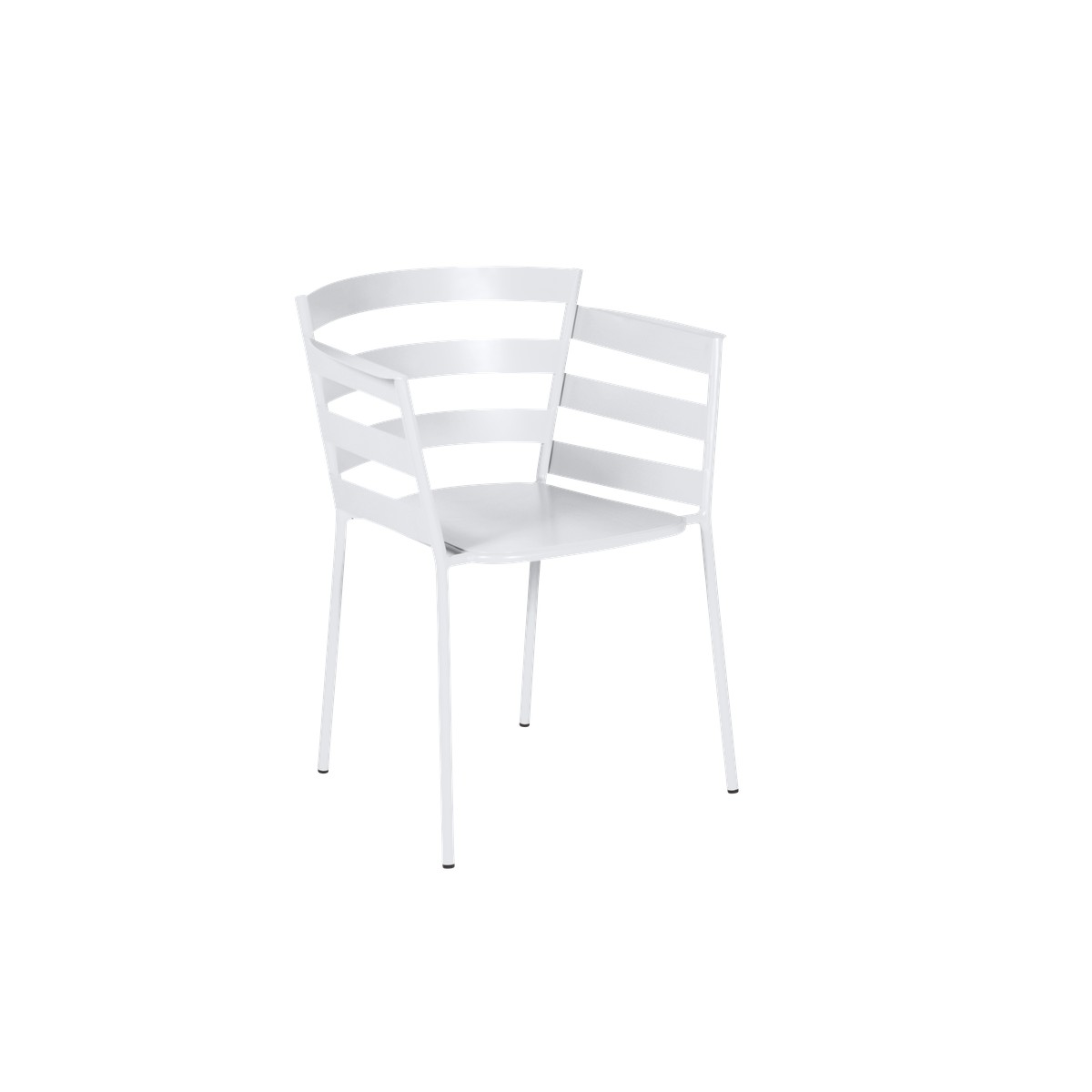 Fermob Rythmic Fauteuil de repas  Rythmic Blanc L 51.2 x l 60.3 x H77cm