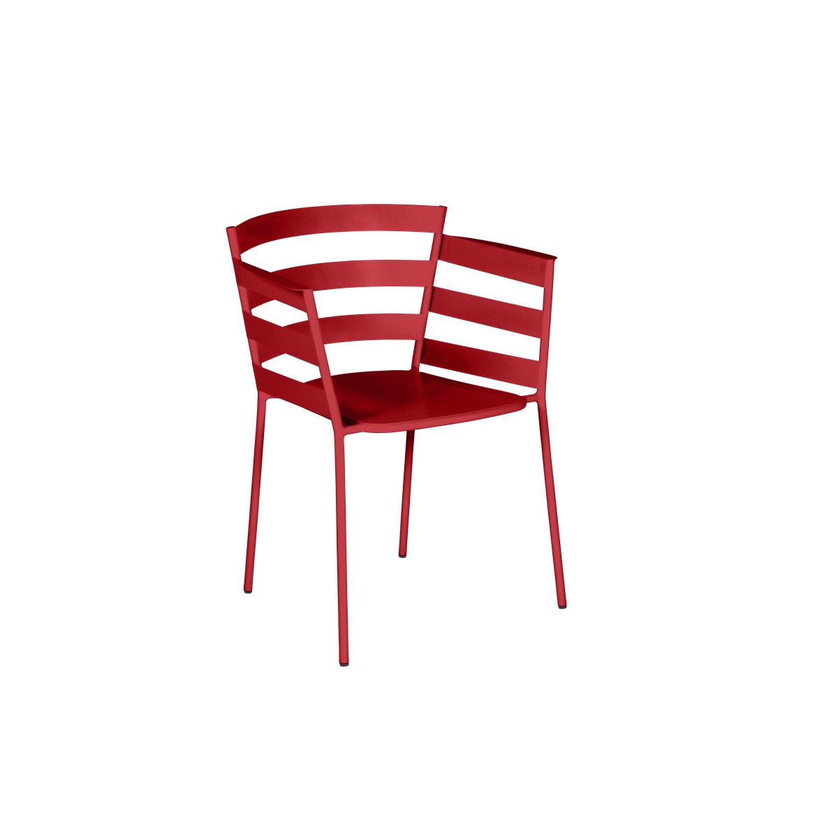 Fermob Rythmic Fauteuil de repas  Rythmic Rouge cerise L 51.2 x l 60.3 x H77cm