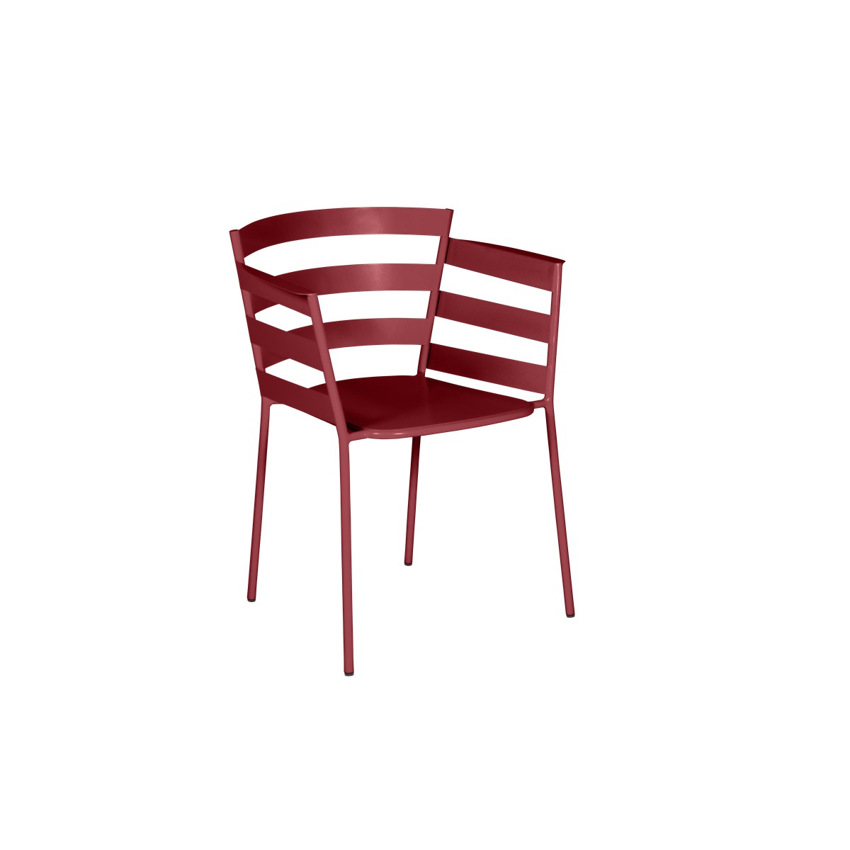 Fermob Rythmic Fauteuil de repas  Rythmic Rouge groseille L 51.2 x l 60.3 x H77cm