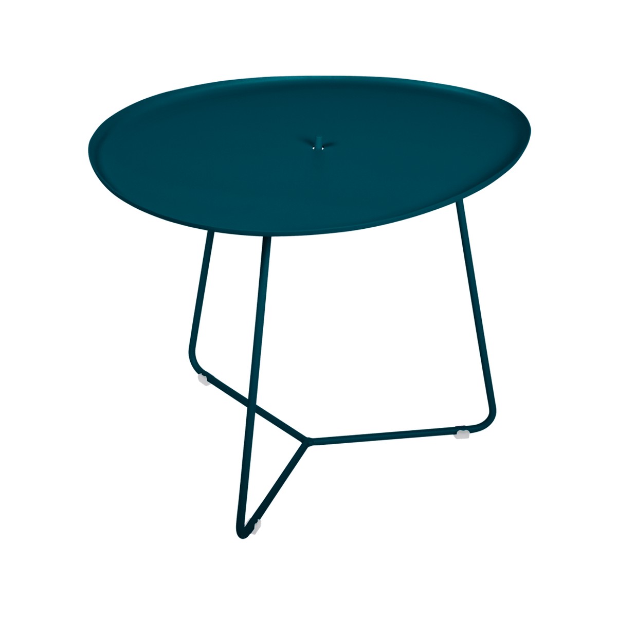 Fermob Cocotte Table basse cocotte Bleu azur foncé L 55 x l 44.5 x H43.5cm