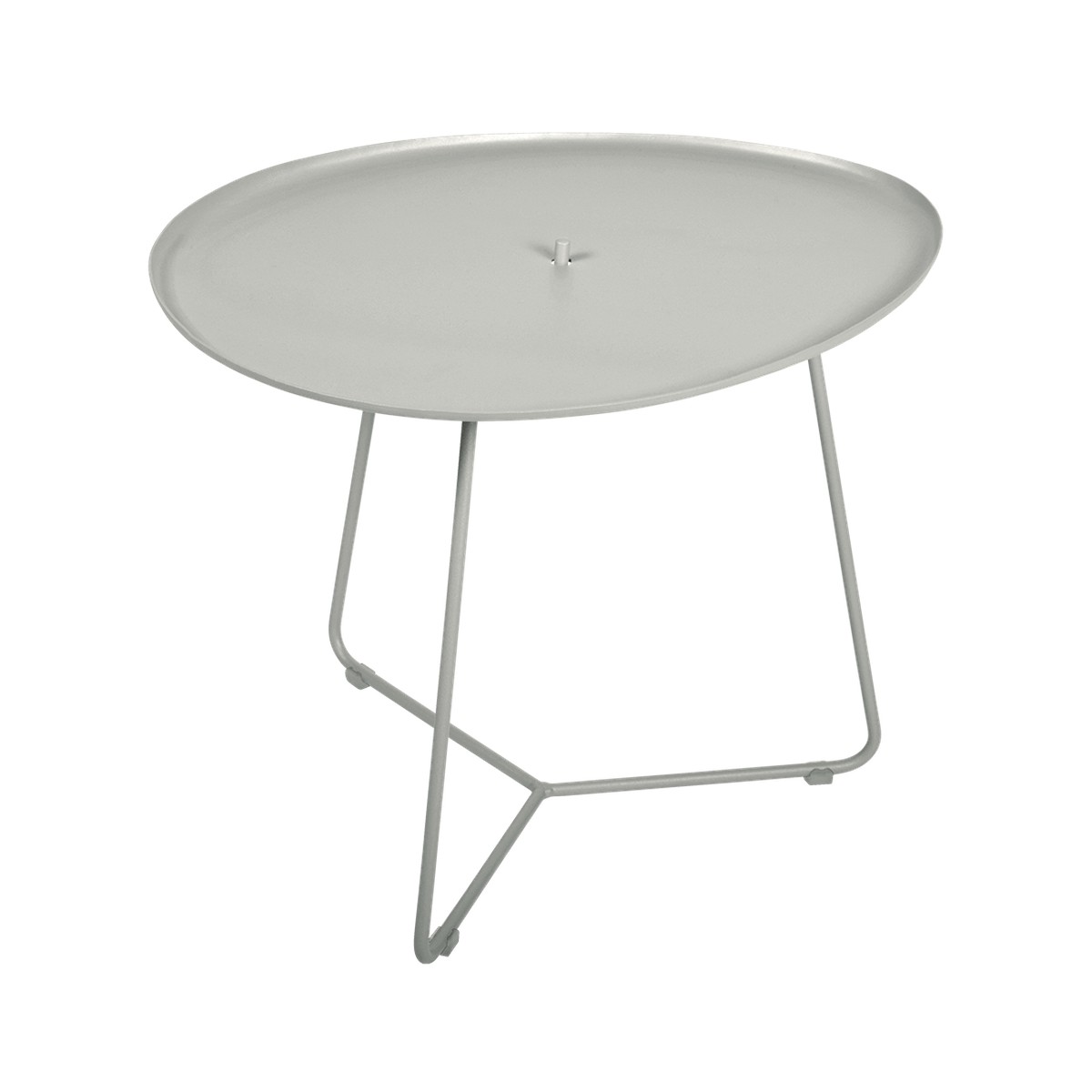 Fermob Cocotte Table basse cocotte Gris perle L 55 x l 44.5 x H43.5cm