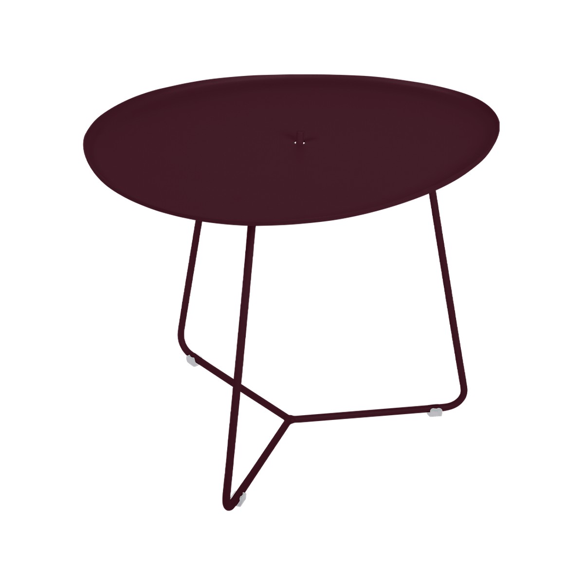 Fermob Cocotte Table basse cocotte Rouge lie de vin L 55 x l 44.5 x H43.5cm