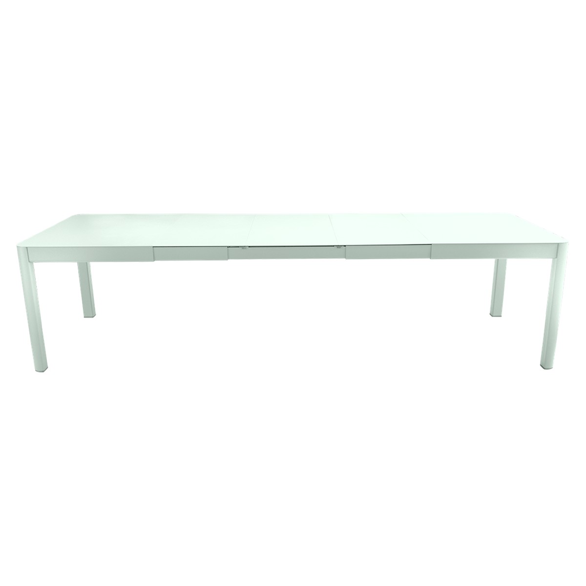 Fermob Ribambelle Table Ribambelle XL 3 Allonges Bleu cyan clair L 299 x l 100 x H74cm