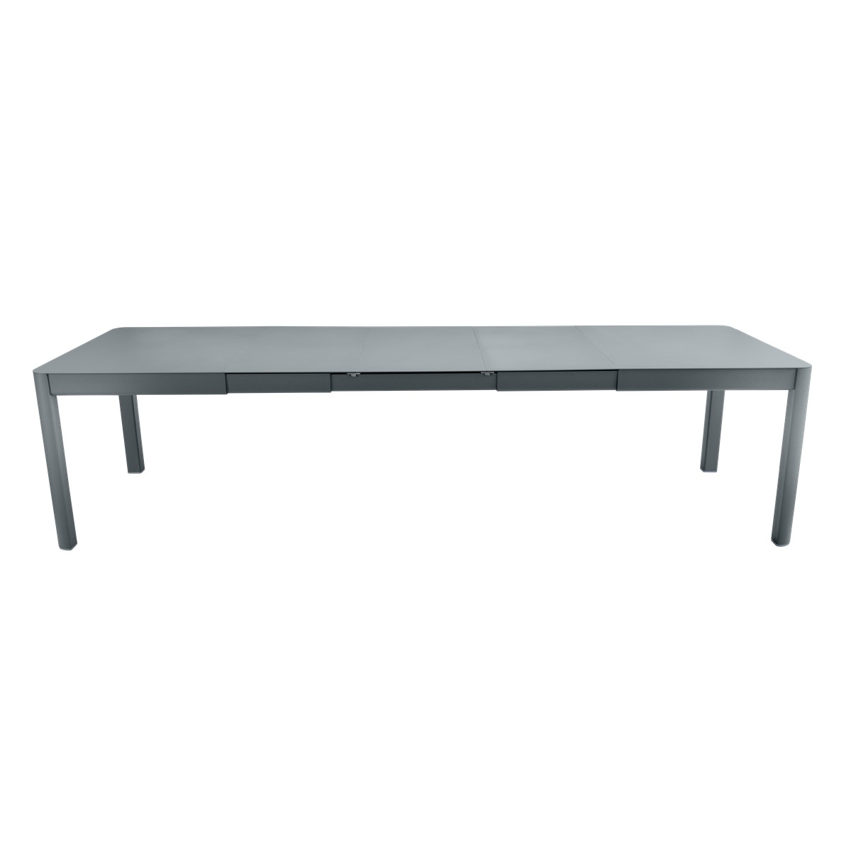 Fermob Ribambelle Table Ribambelle XL 3 Allonges Gris fumée L 299 x l 100 x H74cm