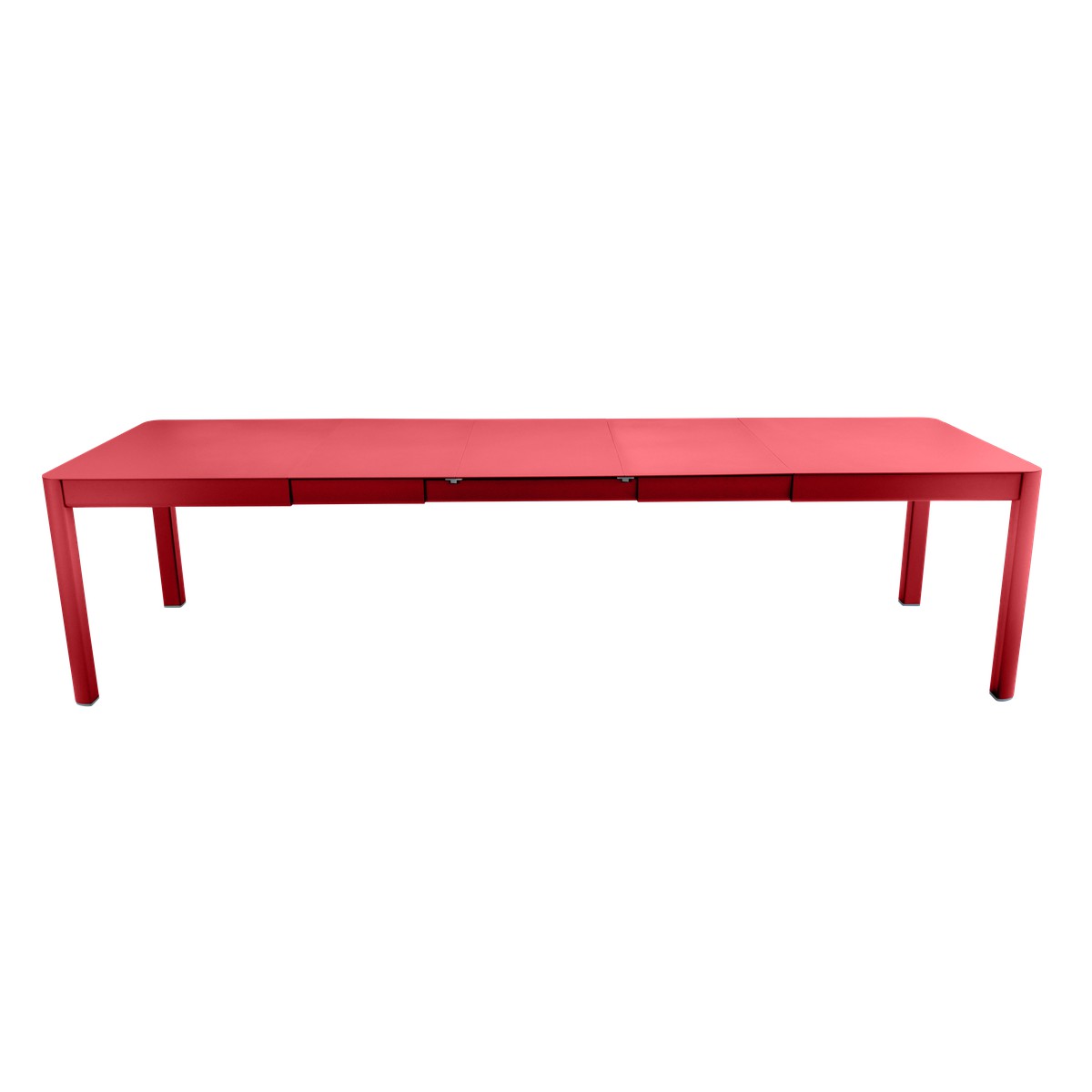 Fermob Ribambelle Table Ribambelle XL 3 Allonges Rouge cerise L 299 x l 100 x H74cm