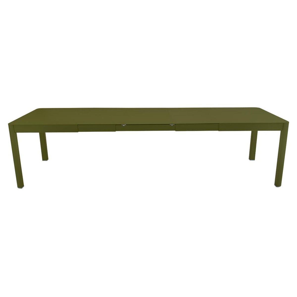 Fermob Ribambelle Table Ribambelle XL 3 Allonges Vert mousse L 299 x l 100 x H74cm