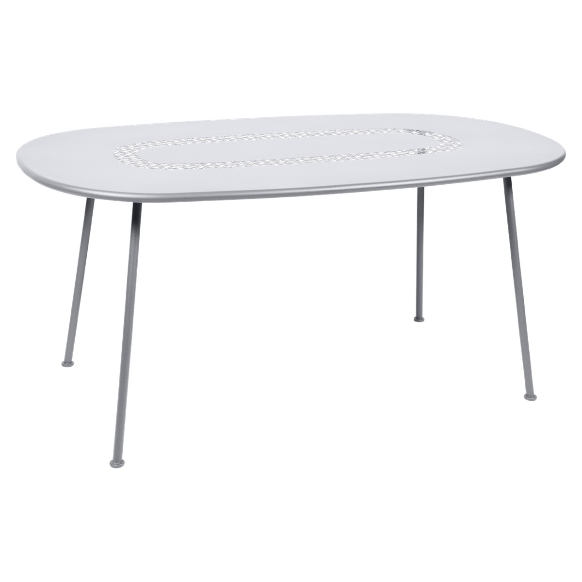 Fermob Lorette Table Lorette oval Blanc L 160 x l 90 x H74cm