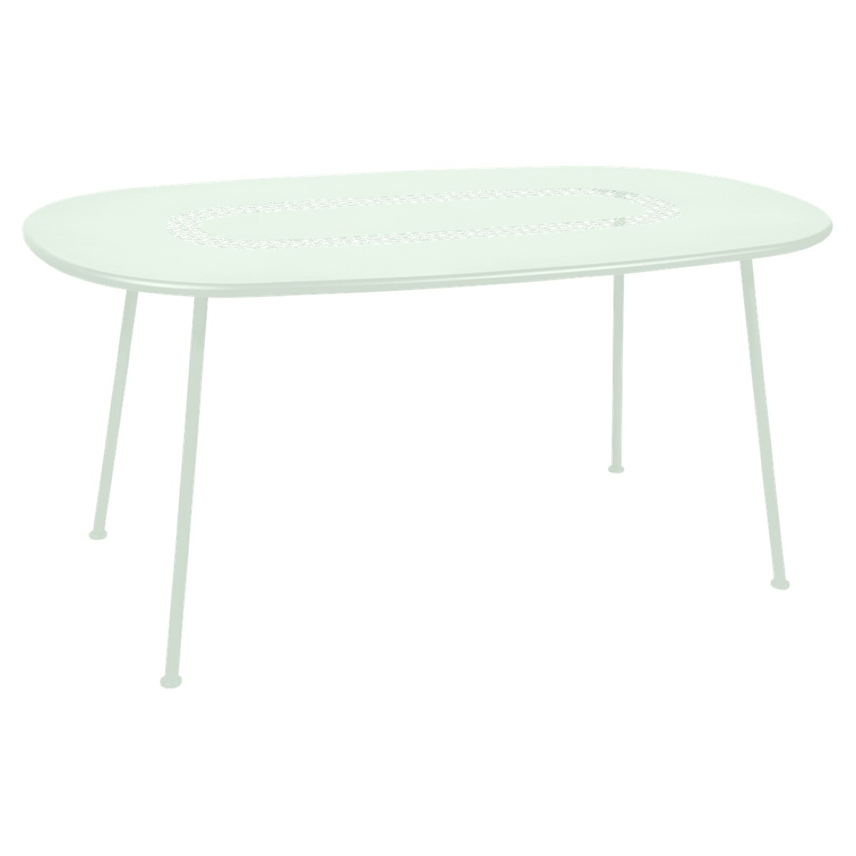 Fermob Lorette Table Lorette oval Bleu cyan clair L 160 x l 90 x H74cm