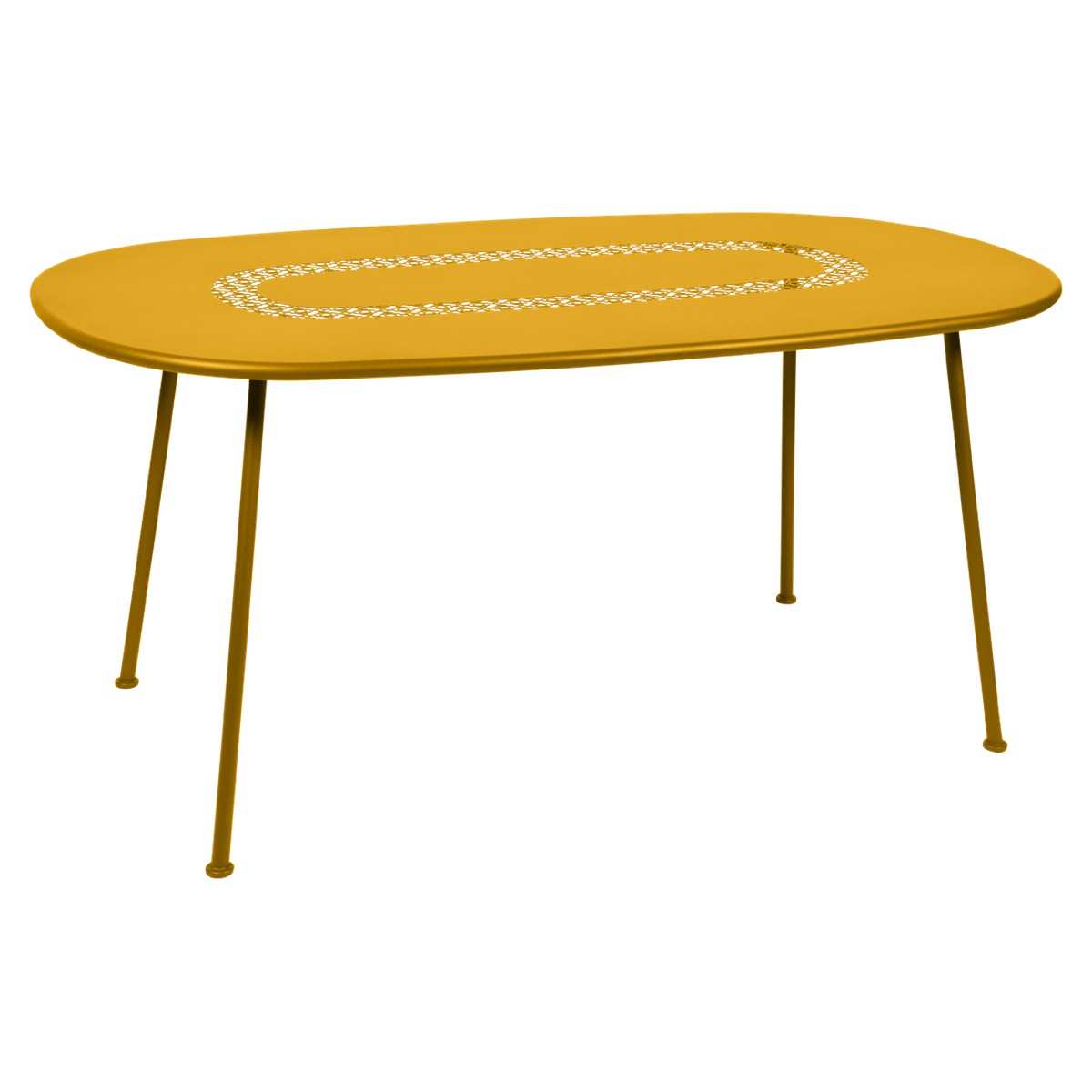 Fermob Lorette Table Lorette oval Jaune miel L 160 x l 90 x H74cm