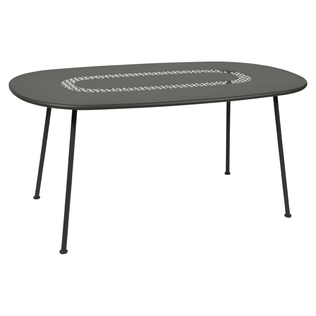 Fermob Lorette Table Lorette oval Vert de gris L 160 x l 90 x H74cm