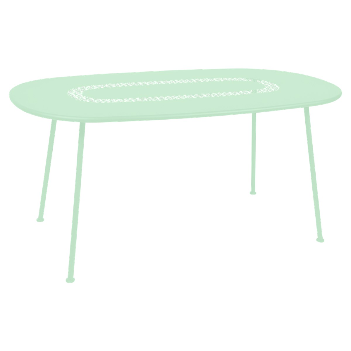 Fermob Lorette Table Lorette oval Vert menthe à l'eau L 160 x l 90 x H74cm