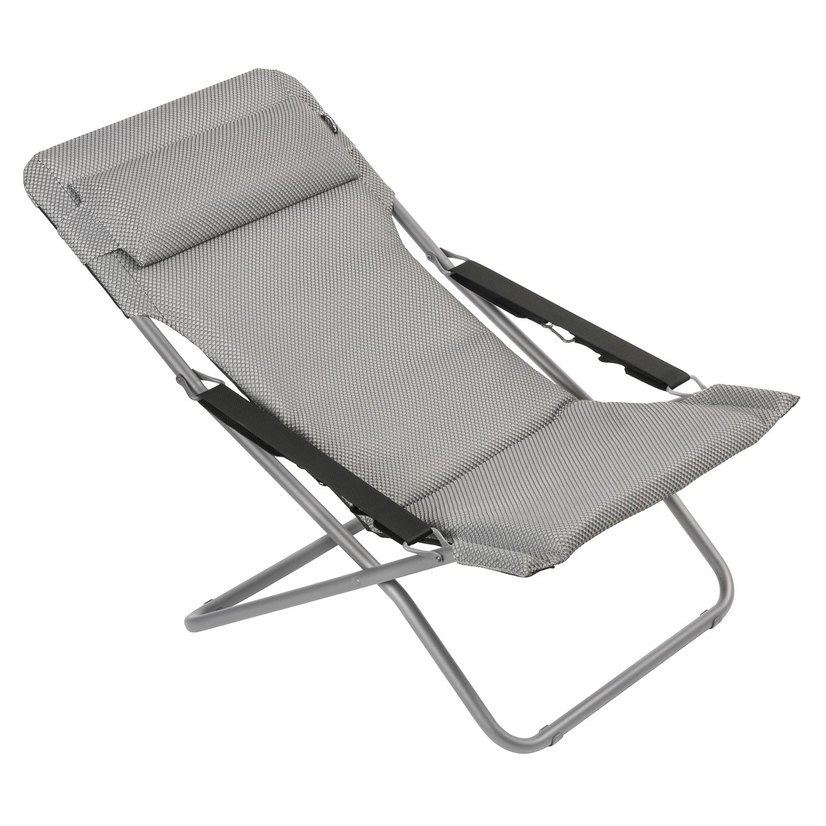 Lafuma Mobilier BE COMFORT ® Transat Be confort Transabed Gris acier 88x93x66.5cm