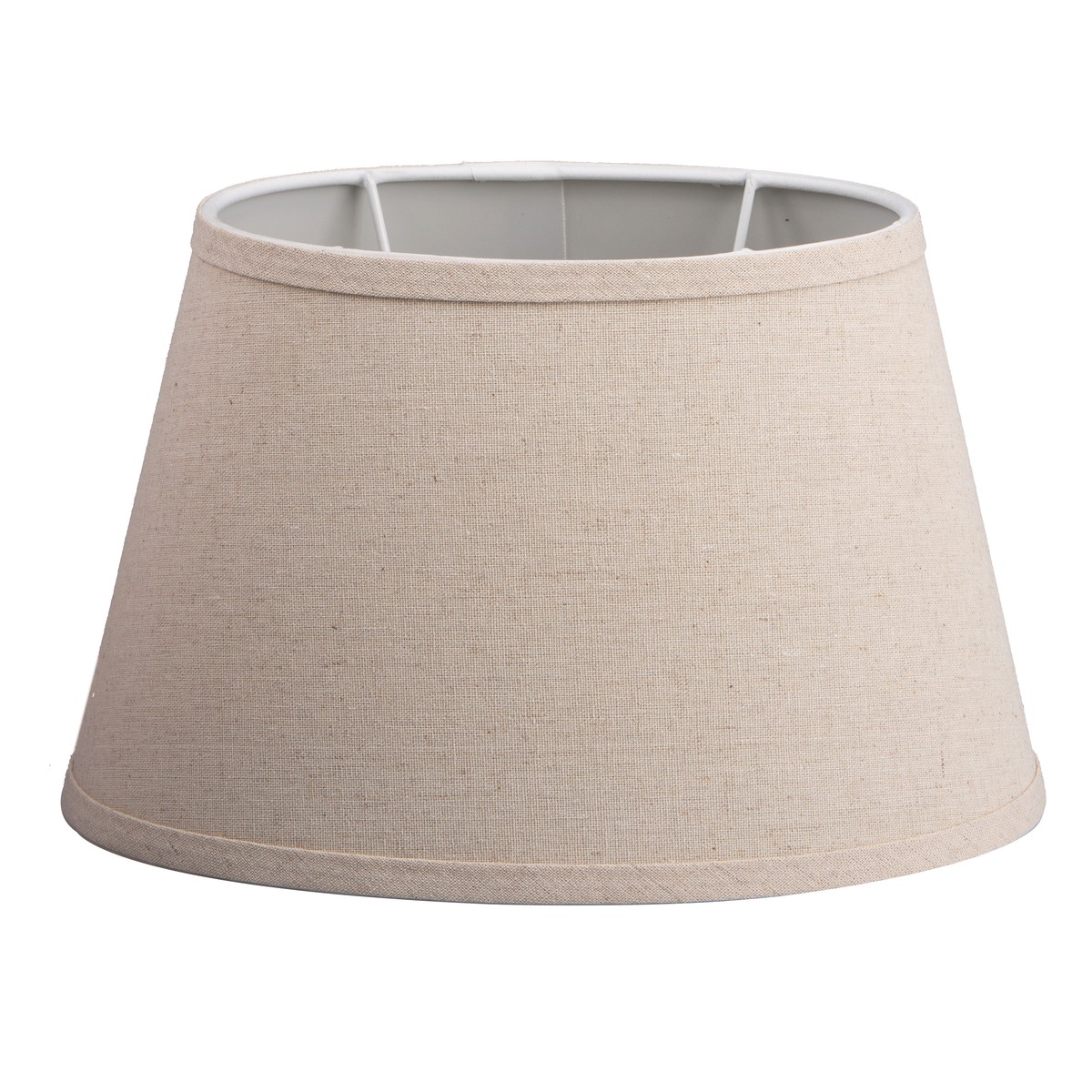 Schilliger Design Bellini Abat-jour Bellini ovale Beige 21.5x15x30x22x18.5cm