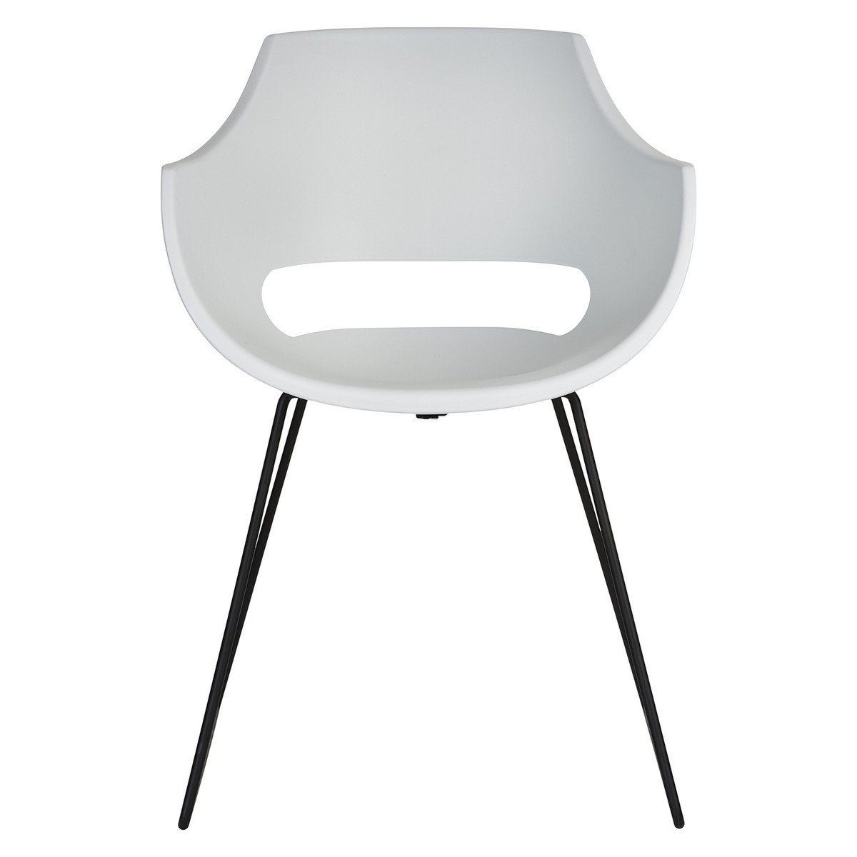 Bodahl Blues Fauteuil repas BLUES Blanc PP FT Blanc 57.5x57.5x83cm