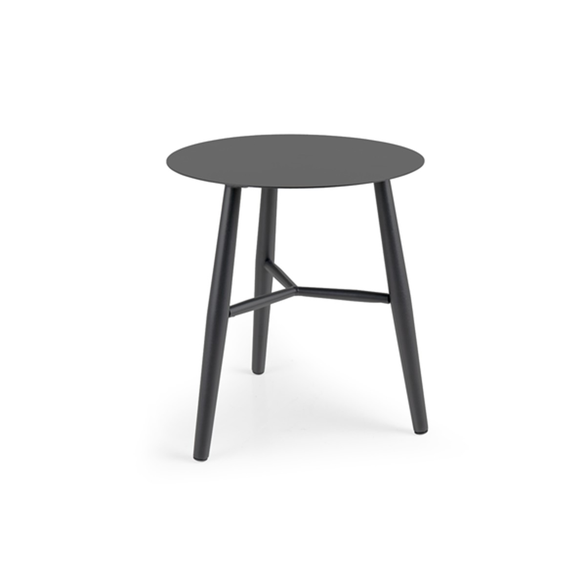 Brafab Vannes Table d'appoint Vannes Gris anthracite 45x50cm