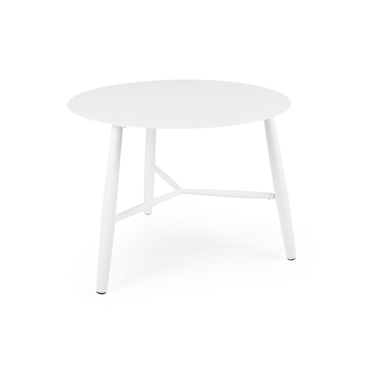 Brafab Vannes Table d'appoint Vannes Blanc 60x45cm