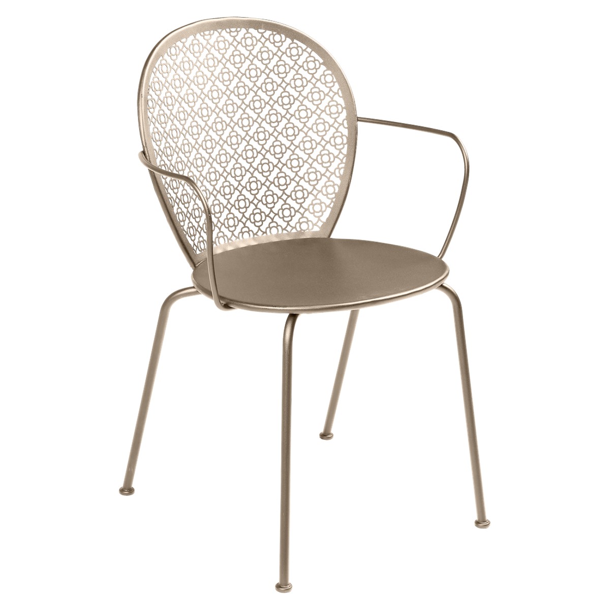 Fermob Lorette Fauteuil de repas Lorette Beige L 42 x l 58 x H84cm