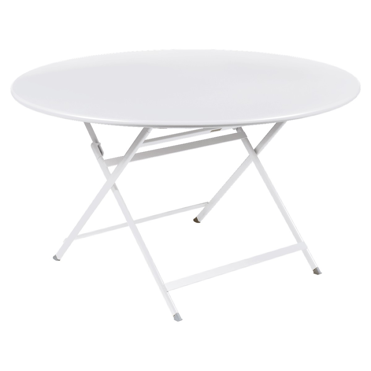 Fermob Caractère Table Caractère ronde Blanc L 128 x l 128 x H74.5cm Diam : 128