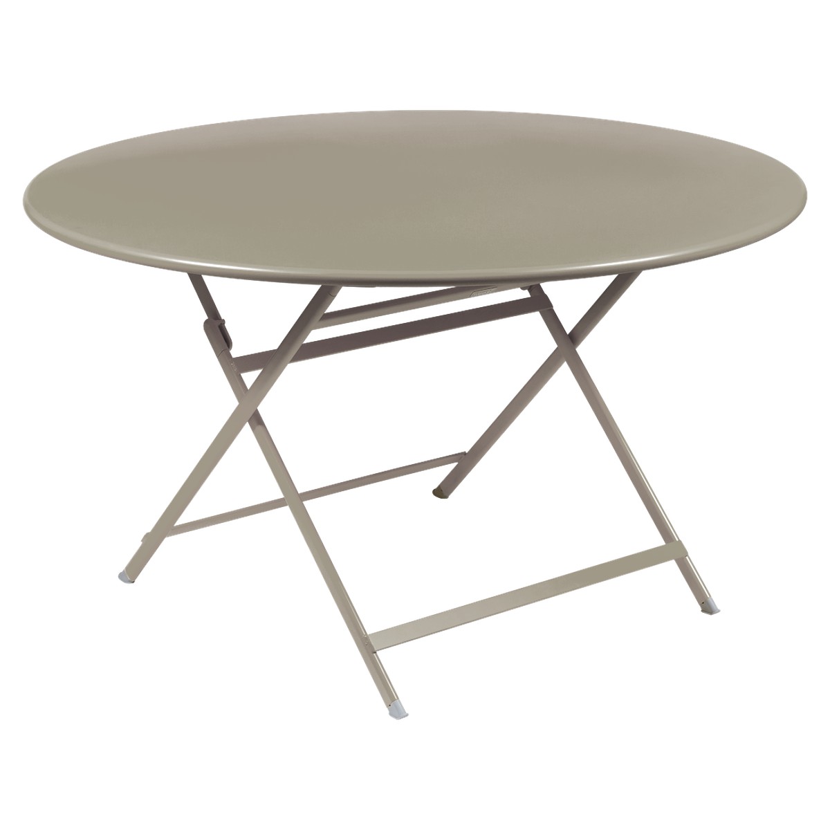 Fermob Caractère Table Caractère ronde Beige L 128 x l 128 x H74.5cm Diam : 128