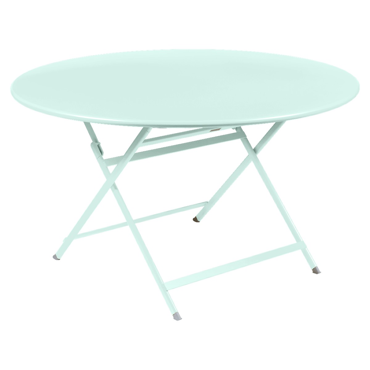 Fermob Caractère Table Caractère ronde Bleu cyan clair L 128 x l 128 x H74.5cm Diam : 128