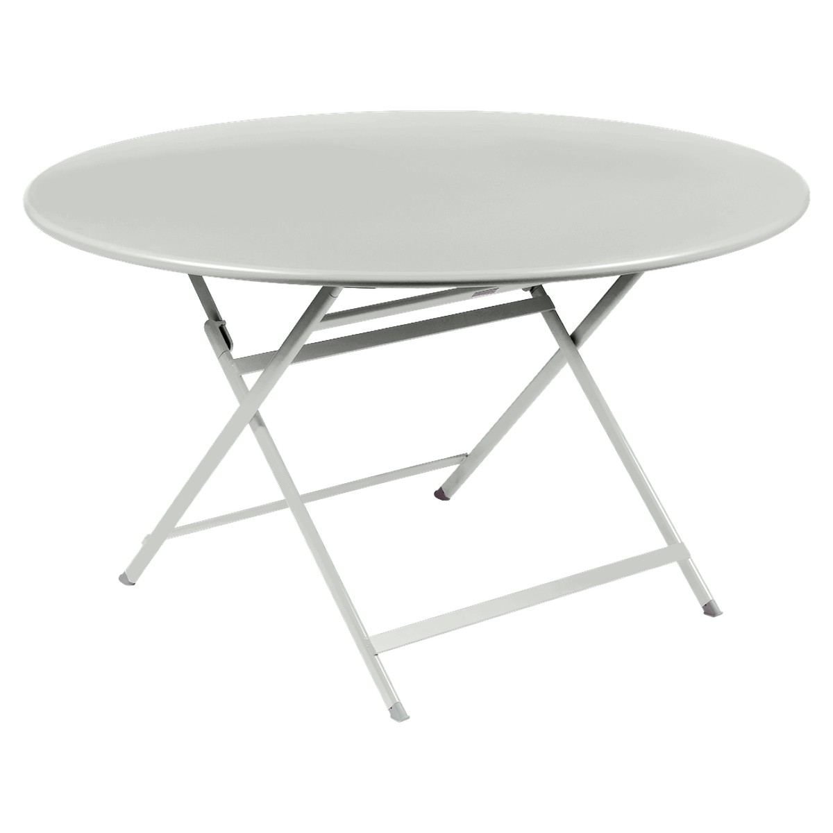 Fermob Caractère Table Caractère ronde Gris perle L 128 x l 128 x H74.5cm Diam : 128